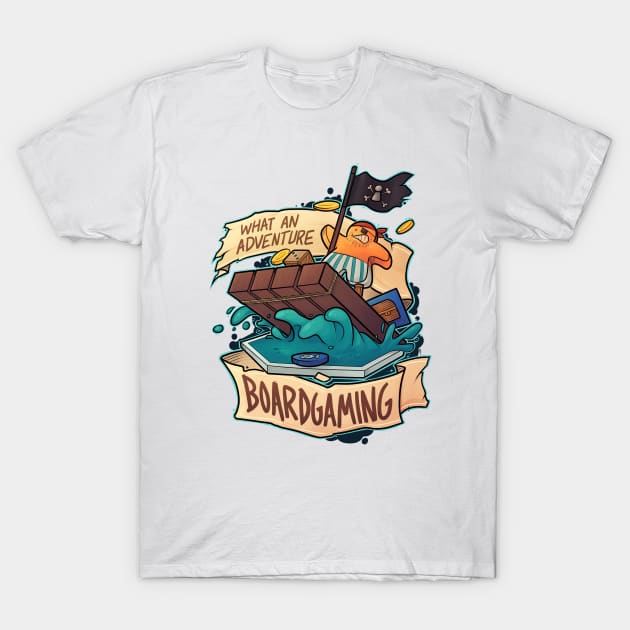 Boardgames What an Adventure T-Shirt by Tablenaut